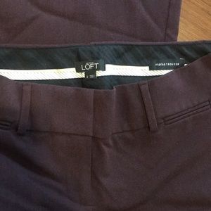 Loft Marisa trouser burgundy/wine dress pant